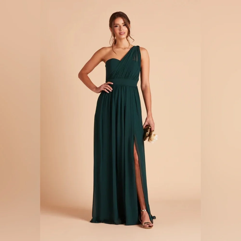 Birdy Grey GRACE CONVERTIBLE DRESS CHIFFON EMERALD MEDIUM Wedding Bridesmaid - Picture 2 of 5